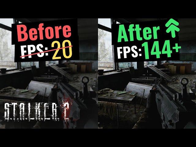 BEST PC Settings for Stalker 2 (Maximize FPS & Visibility)