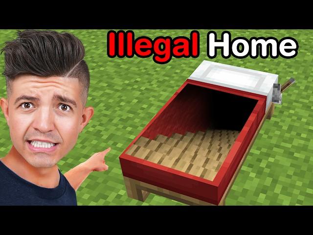 22 Illegal Houses In Minecraft!