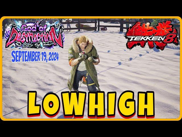 Tekken 8 ▰ (LowHigh) STEVE FOX - God of Destruction - Ranked Matches SEPTEMBER 19, 2024