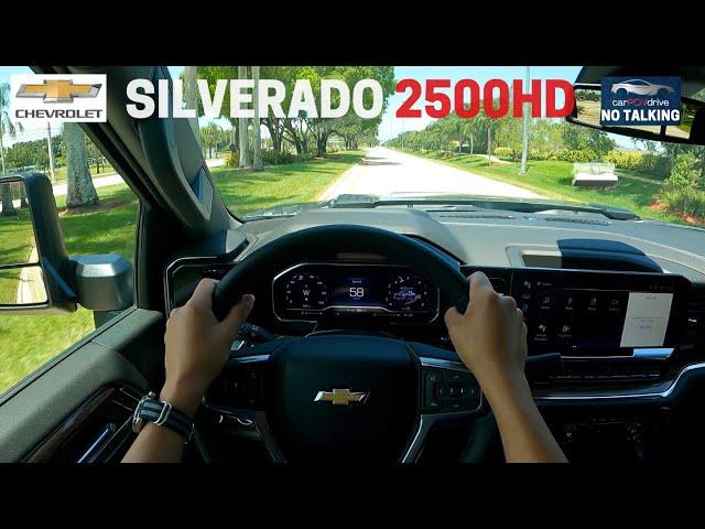 The New 2024 Chevy Silverado 2500 HD Duramax Diesel: POV Drive - Heavy Duty Trucks