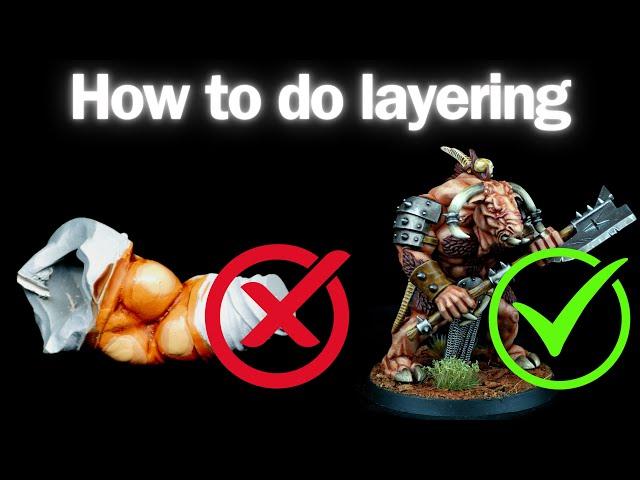 How to do layering in 4K! Bullgor Painting Guide