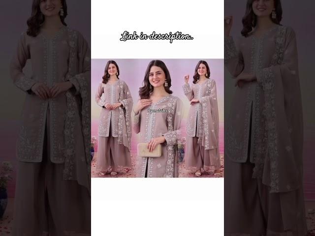 Women sharara dupatta set... #desi #fashion #zeenat #beauty #online