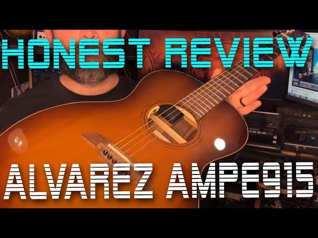 Honest Review & First Look: Alvarez AMPE915EAR Artist Elite Parlor Tone Review and Demo