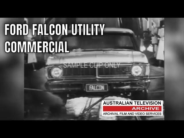 FORD FALCON UTILITY (Classic TV Commercial, Australia)