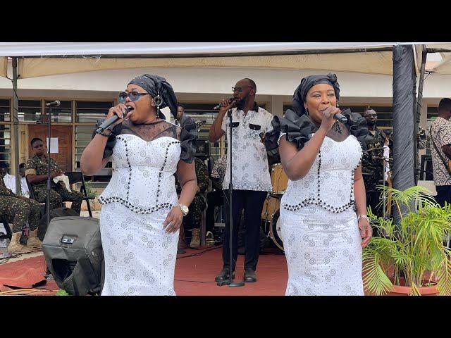 Tagoe Sisters Entertain the Patrons at their Mother In Law funeral with Back to Back hit songs 