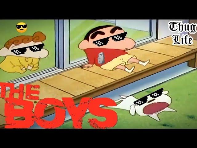 THE BOYS MEME | Shin Chan thug life moment shinchan funny moments #shinchan #theboysmeme part 12