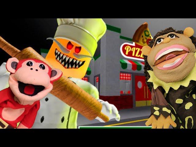 MONOSÍLABO y NICOLA vs. EL COCINERO MALVADO! ¿Escaparán de la PIZZERÍA DEL TERROR? #roblox