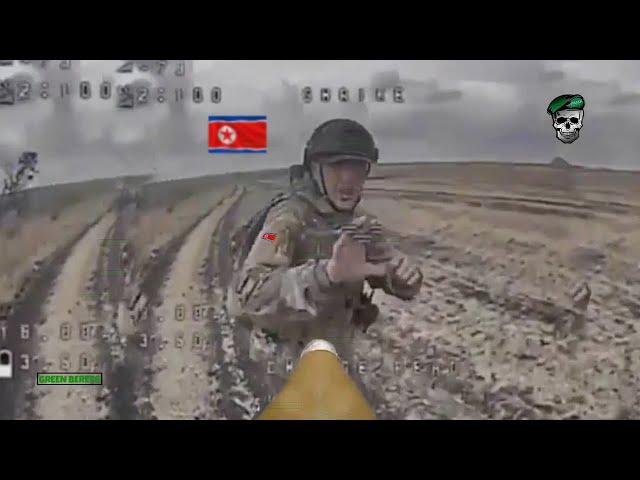 Horrible! Ukrainian FPV drones brutally blow up fleeing North Korean soldiers during siege of Kursk