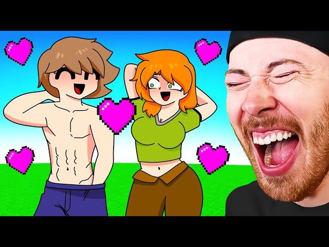 FUNNIEST Adventures of Alex and Steve in MINECRAFT (FUNNY)