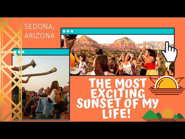 Sedona Cathedral Rock Ecstatic Dance and Full moon Drum Circle