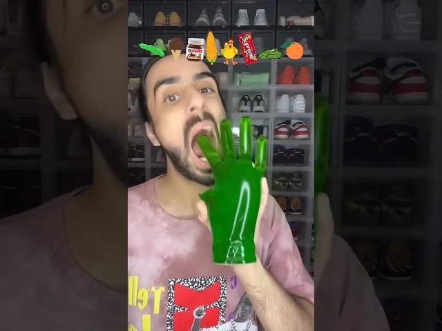 Food ASMR Eating a Hand gummy and other snacks!