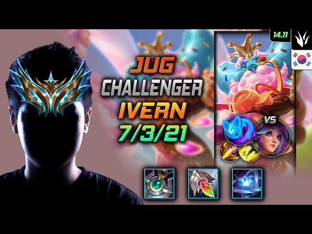 Ivern Jungle Build Moonstone Renewer Summon Aery - LOL KR Challenger Patch 14.11