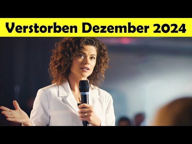 Trauer um verstorbene Prominente, Rückblick Dezember 2024.