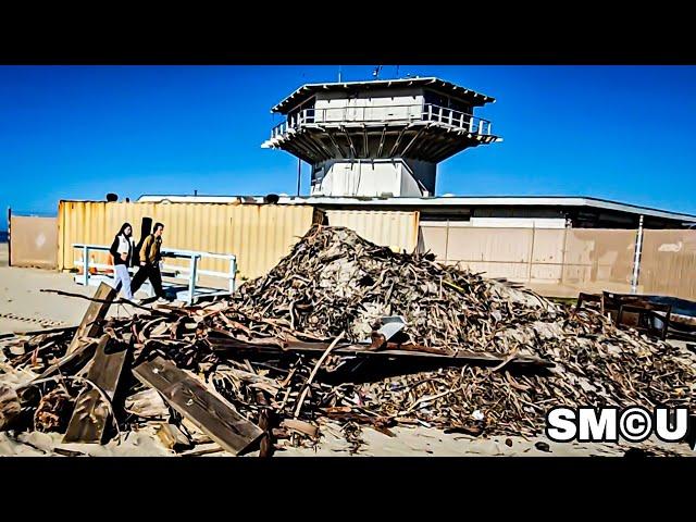 Wildfire Debris Piles Up Along Venice Beach Amid Safety Concerns Plus Coastal Tour to Assess Damage