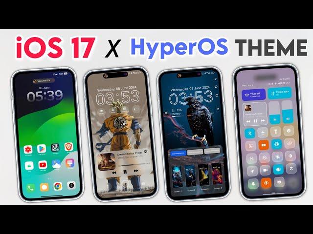 iOS Inspire Theme For Xiaomi HyperOS  Official Theme HyperOS Dynamic Island & Depth Wallpaper  Try