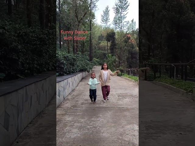 Fun time with Sister #dance #kidsfun #family #mountains #shortsvideo #travel #travelvlog #kids