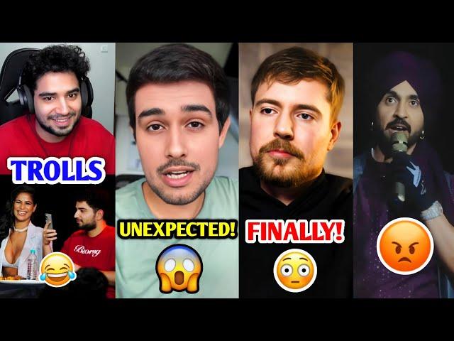 WTF! You Won't Believe this Happened...| Samay Raina Trolls Poonam, Dhruv Rathee, MrBeast, Diljit |