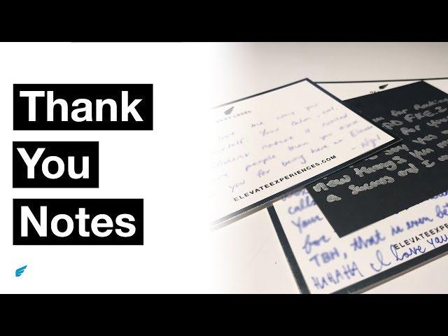 Thank You Notes - Elevate Edition