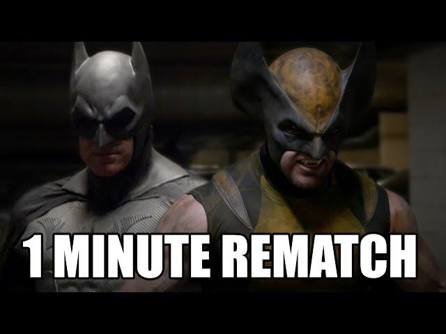 BATMAN vs WOLVERINE - FUN REMATCH - Super Power Beat Down