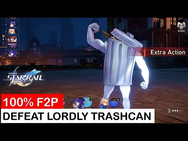 100% F2P - Defeat Lordly Trashcan | Lullaby of the North Wind | Honkai Star Rail