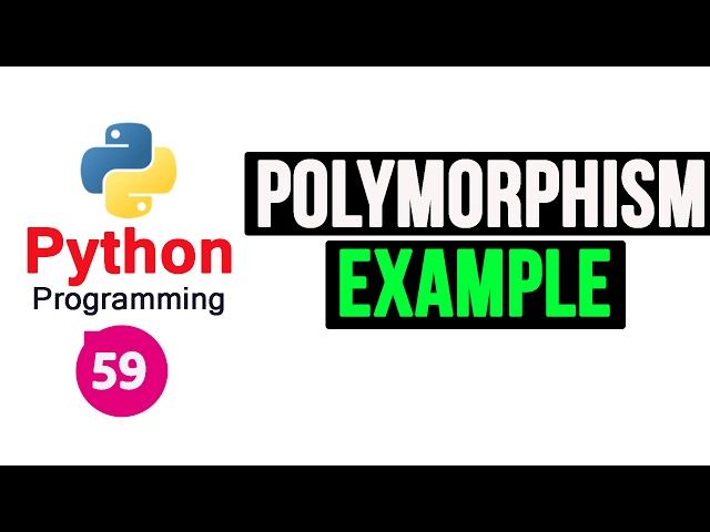 Python Programming Tutorial - Polymorphism