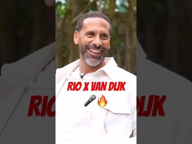 Rio Ferdinand x Virgil van Dijk: Exclusive Interview  #interview #explore #shorts