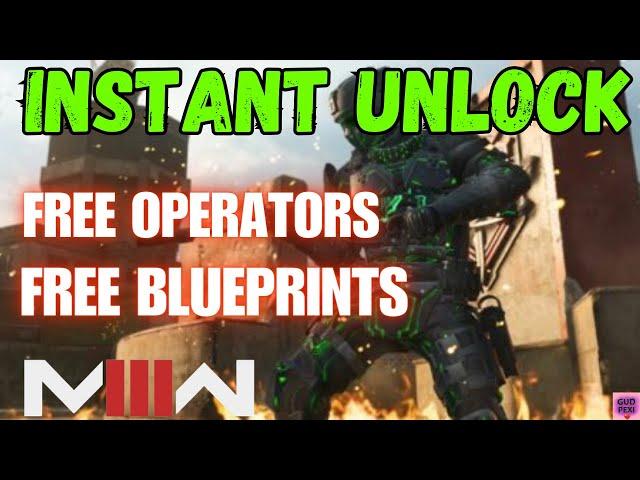 *NEW* MW3 INSTANT UNLOCK GLITCH / FREE OPERATORS / FREE BLUEPRINTS + BUNDLES (MW3 GLITCH SEASON 3)