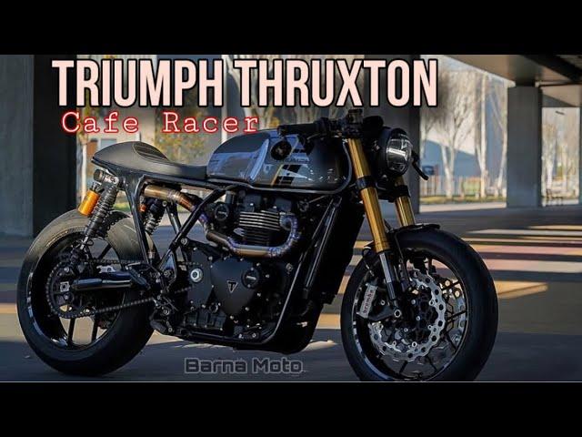 CAFE RACER | Triumph Thruxton Custom | by Barna Moto