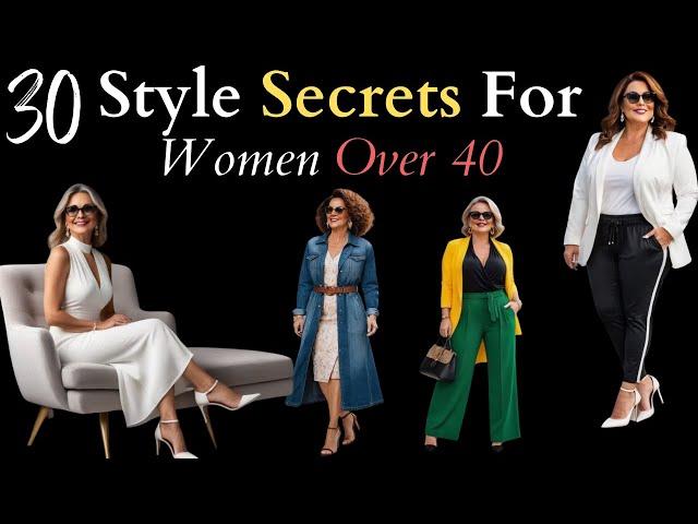 Best Outfits For 40 Plus Year Old Women - Dressing Tips!