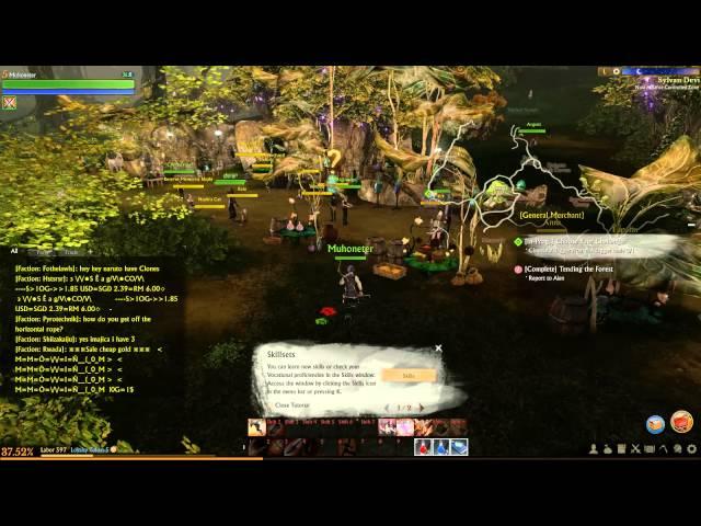 Archeage Walkthrough 1-1 Elf in Gweonid Forest LVL1-6