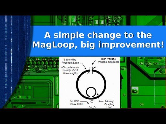 Ham Radio - A simple magnetic loop modification with a big improvement!