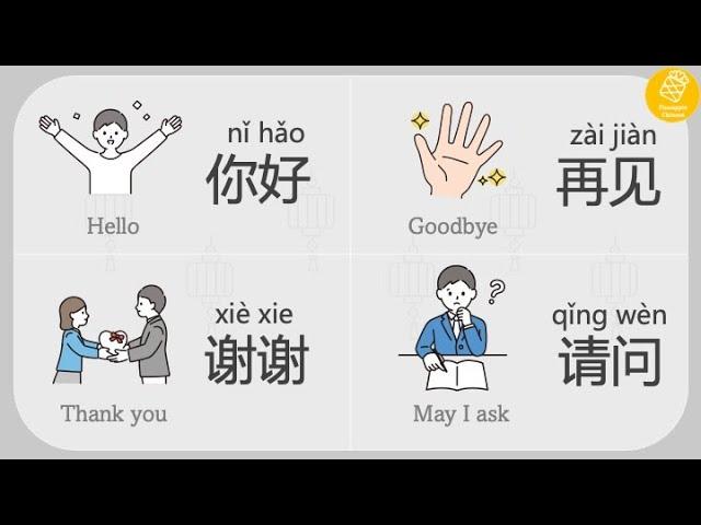 50 Basic Phrases You Must Know in Chinese | Greetings & Small Talks | Level 0