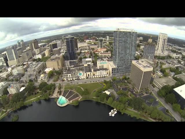 Phantom Flying Over Downtown Orlando, FL