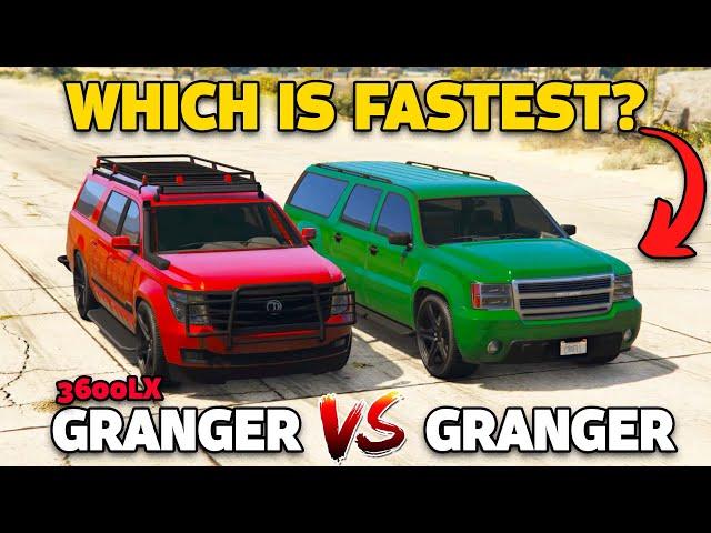 GTA 5 Online: GRANGER 3600LX VS GRANGER (WHICH IS FASTEST?)