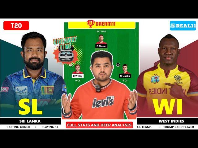 SL vs WI Dream11 Prediction by @IKMxCRICKET | India’s No.1 Fantasy Expert Prediction Today