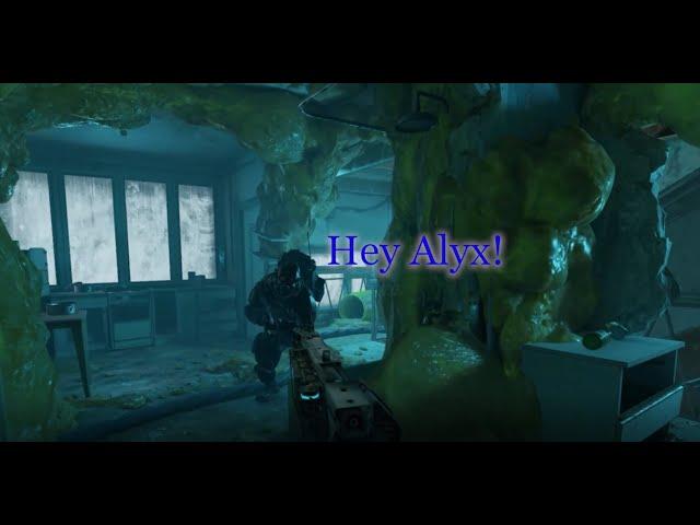 Half life Alyx: Combine try to talk to Alyx