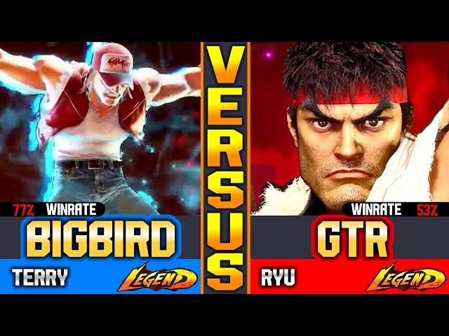 SF6 Terry Bogard (BigBird Vs GTR) Ryu ▰ High Level