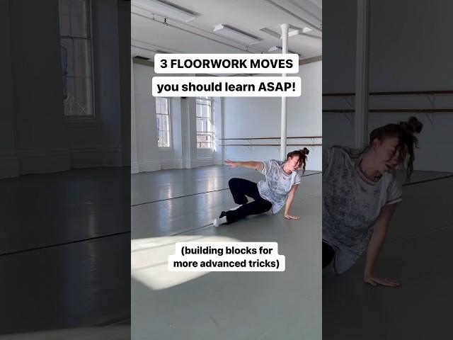 3 Floorwork tricks you should learn ASAP! #dance #floorwork #contemporarydance #acrobatics #acro