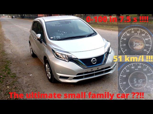 Nissan note e power JDM | economy run | detailed review, specs, features and driving impressions
