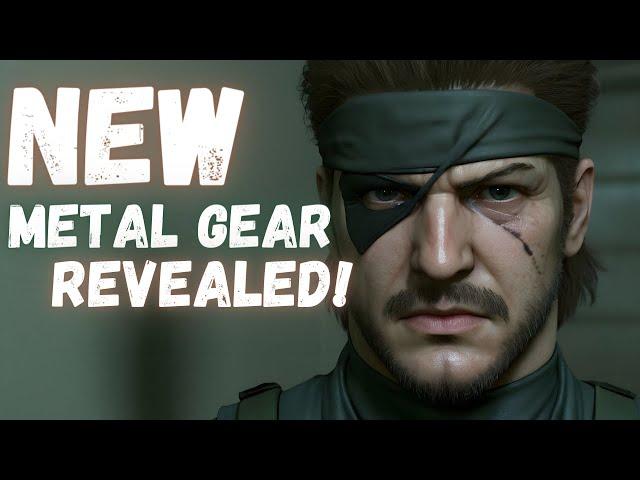 New Metal Gear Game Revealed!