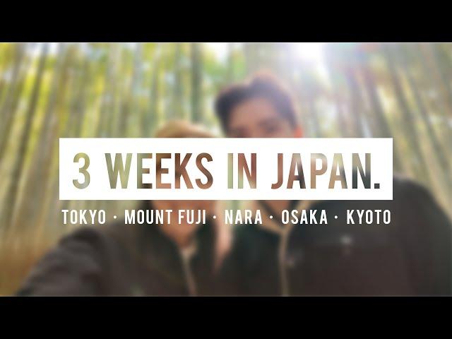 3 Weeks in Japan 2025: Tokyo, Osaka, Kyoto, Mount Fuji, Nara (4K)