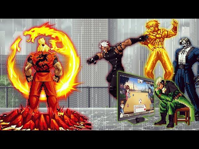 [KOF Mugen] Dragon Ken Vs Ultimate Bosses Team