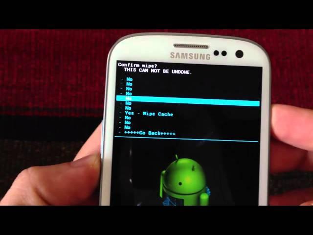 How to do a Wipe Data Factory Reset & Wipe Cache in Clockworkmod Recovery