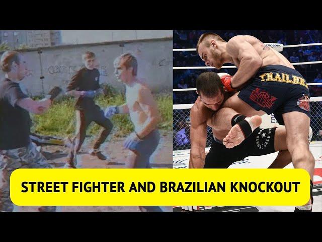 TOUGH FIGHT between street fighter and Brazilian knockout artist! Sergey Romanov’s debut in M-1.