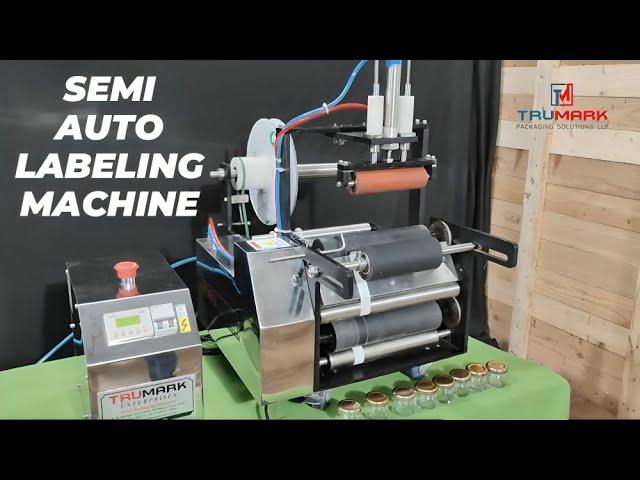 Multipurpose Sticker Labeling Machine || Bottle Labeling Machine || Trumark Packaging