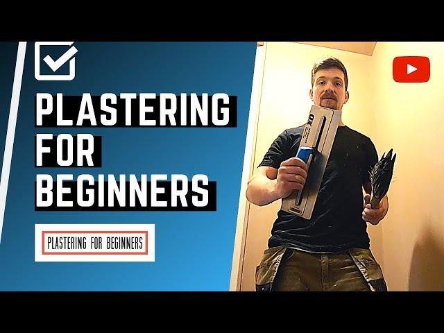 Learn How To Plaster A Wall For Beginners (START TO FINISH)