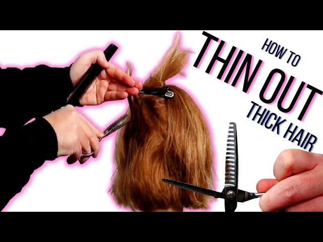 HOW TO THIN OUT THICK HAIR LIKE A PRO - Creating hair trends 2023