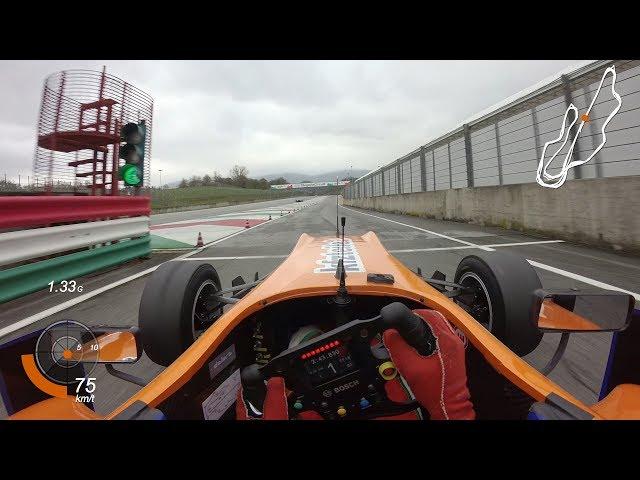 HD | First POV in Formula 3 car at Mugello Circuit - Mikkel Jensen