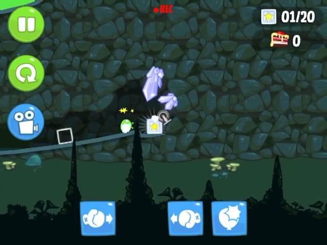 Bad piggies: Skull sandbox: hard to get star box