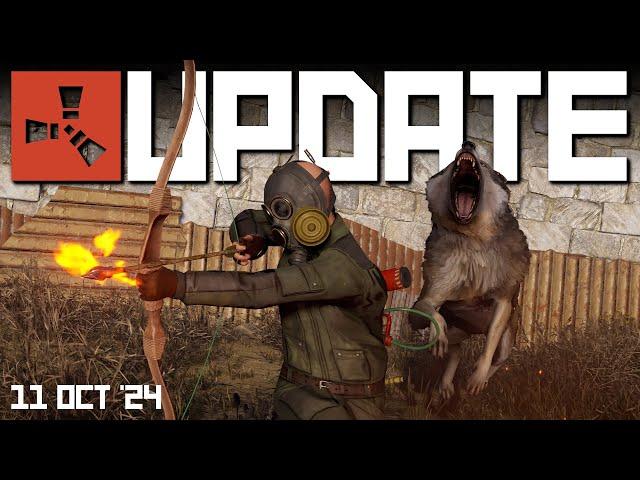 New Wolf AI overview, Mini Crossbow? | Rust Update 11th October 2024